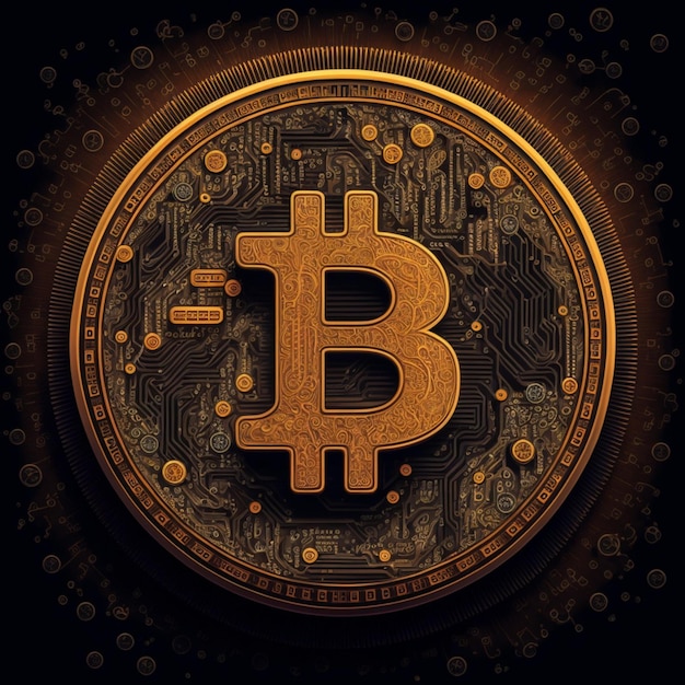 Ilustração Bitcoin