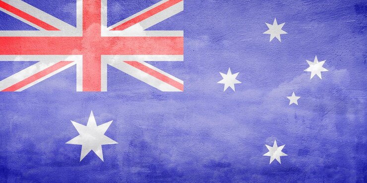 Foto ilustração da bandeira da austrália