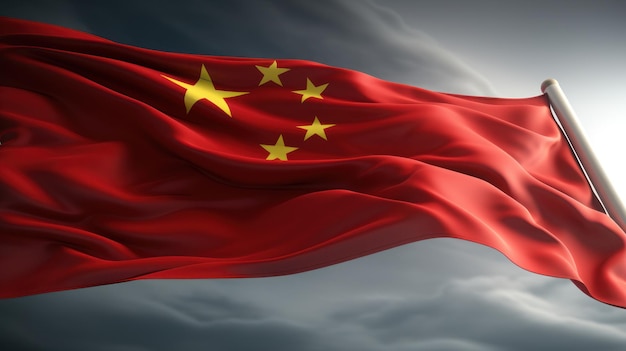 Ilustração da bandeira da China