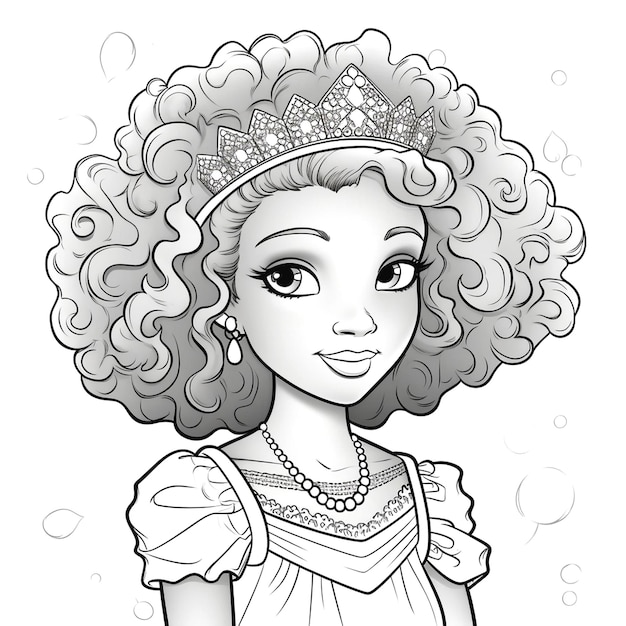 ilustração da princesa