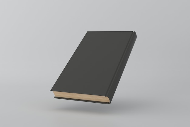 Ilustração da renderização em 3d do modelo da capa do livro