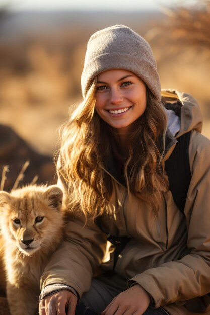 Foto ilustração de animais selvagens