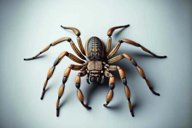 Ilustração de aranha exótica IA generativa