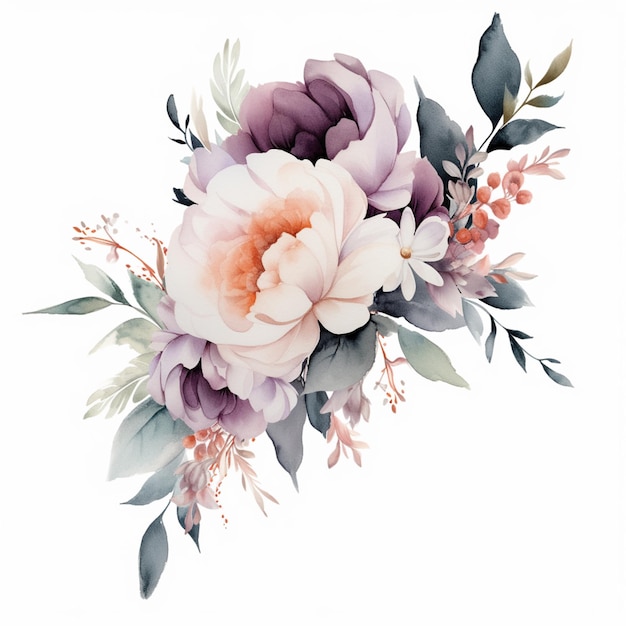 Ilustração de arranjo floral