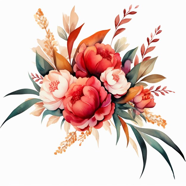 Ilustração de arranjo floral