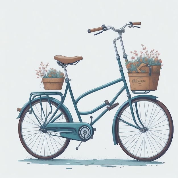 Ilustração de bicicleta