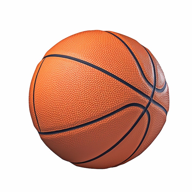 ilustração de bola de basquete clipart fundo branco