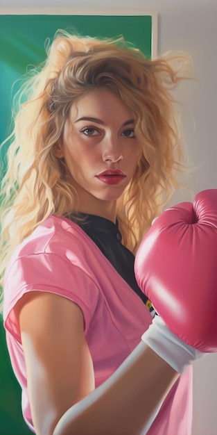 ilustração de boxe