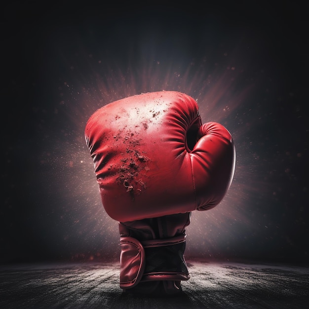 Foto ilustração de boxingred boxing_glove luva de boxe boxer red figh