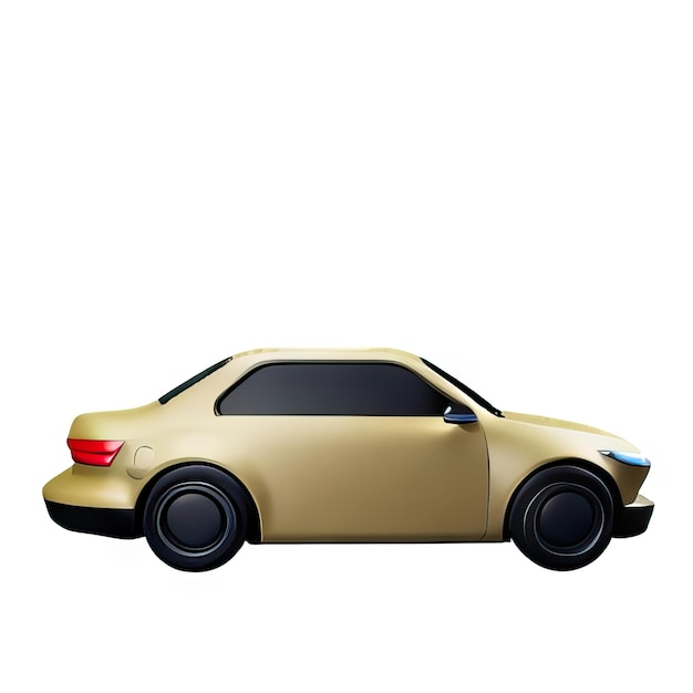 Ilustração de carro 3D