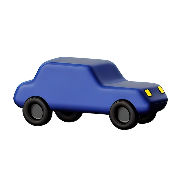 Ilustração de carro 3D