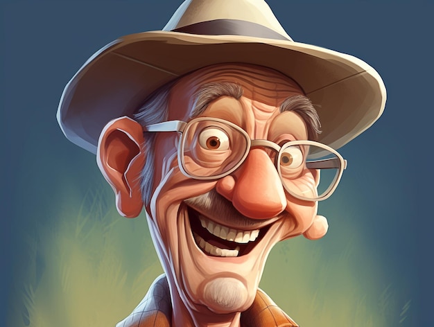 Ilustração de Cartoon Farmer