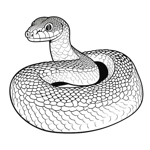 ilustração de cobra