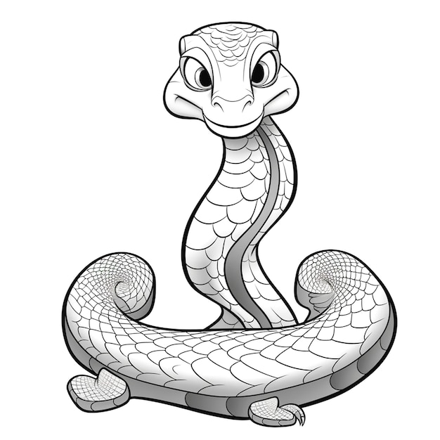 Desenho Para Colorir cobra - Imagens Grátis Para Imprimir - img 17817