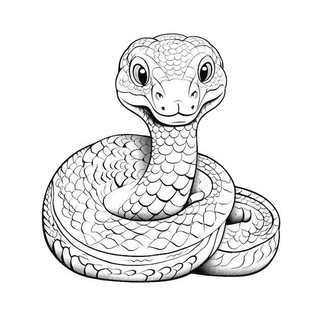 ilustração de cobra