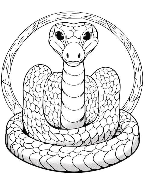 Desenho Para Colorir cobra - Imagens Grátis Para Imprimir - img 18149