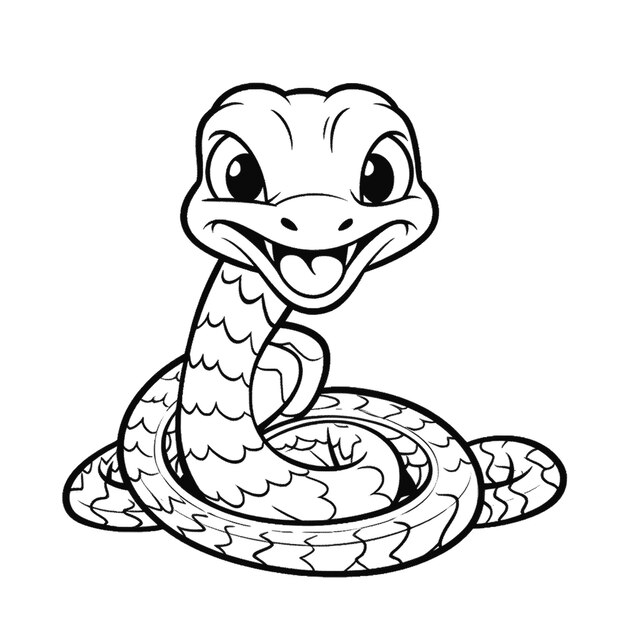 Desenho Para Colorir cobra - Imagens Grátis Para Imprimir - img 10355