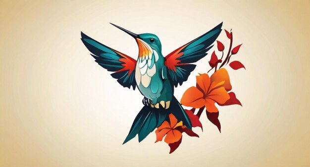 Ilustração de colibri