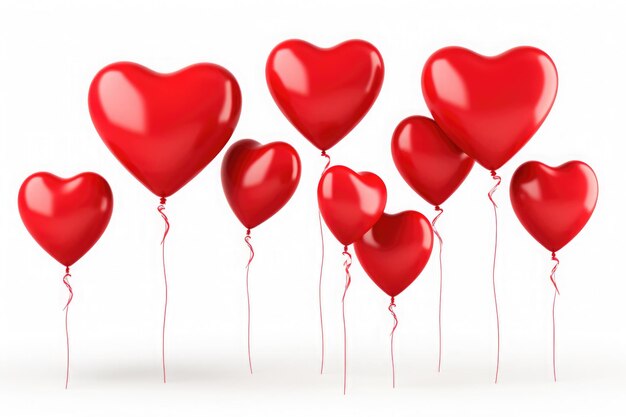 Ilustração de corações de Valentine39s