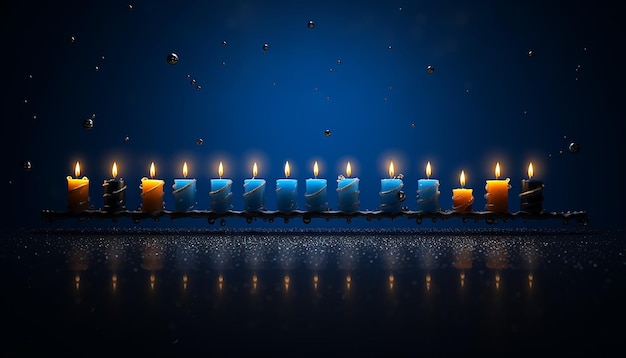 ilustração de design criativo de hanukkah