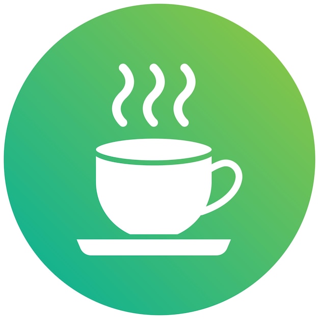 Ilustração de design de ícone de café vetorial