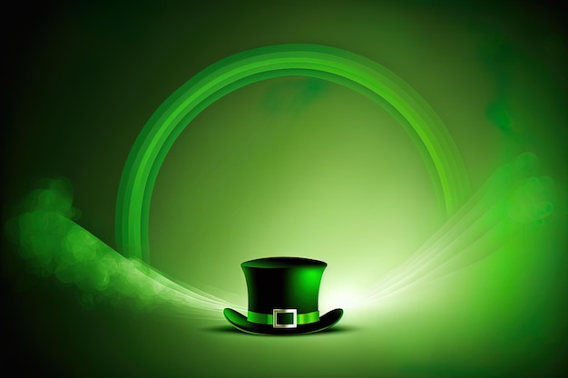 Ilustração de design de plano de fundo com tema verde para evento de st patrick ou qualquer outra coisa