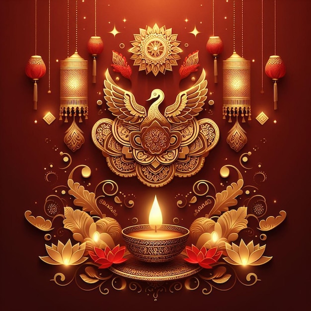 Ilustração de DIWALI BALI