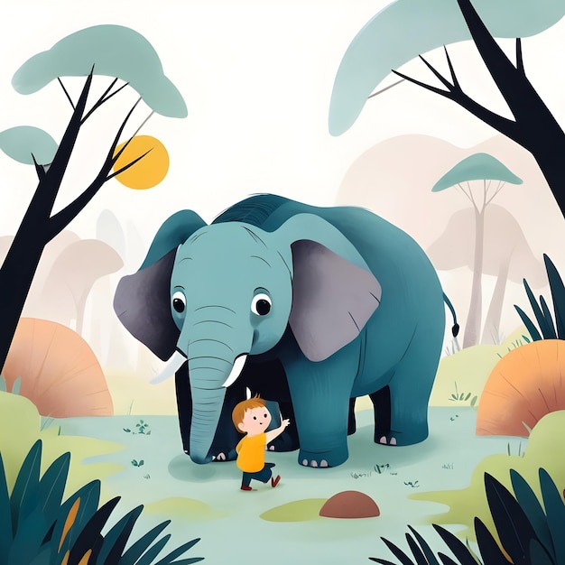 Ilustração de elefante para download