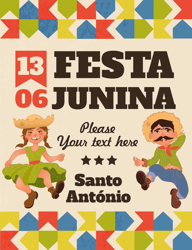 Ilustração de Festa Junina