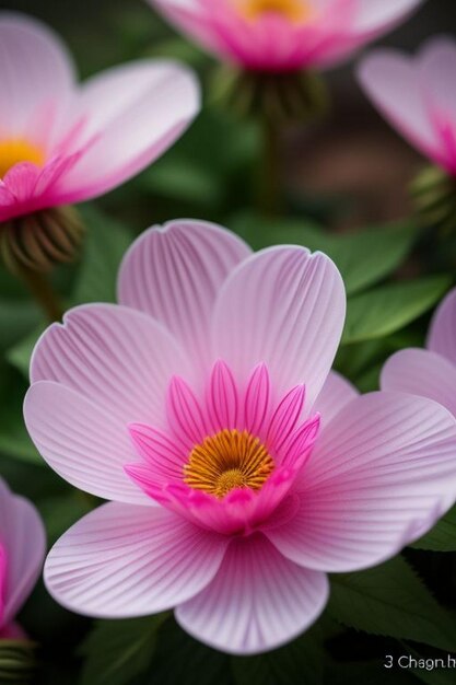 Ilustração de flores de primavera