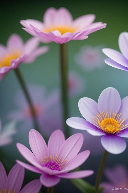 Ilustração de flores de primavera