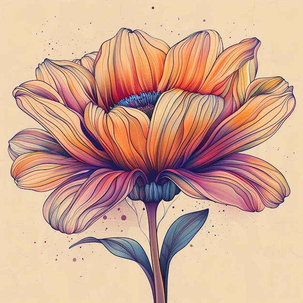 Ilustração de flores