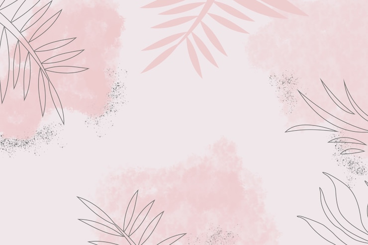 Ilustração de fundo abstrato de cor pastel com natureza