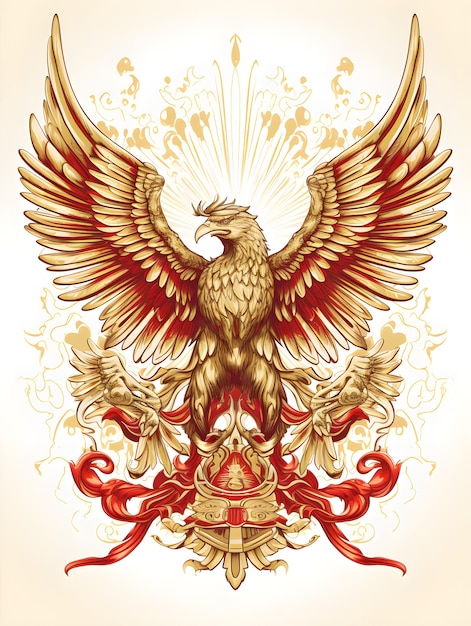 Foto ilustração de fundo da celebração do 78o dia da independência da garuda indonésia