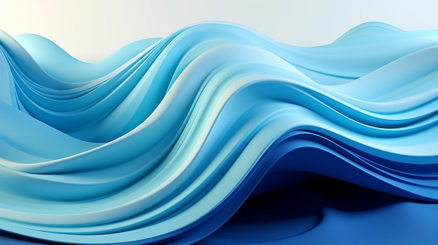 Ilustração de fundo de ondas modernas Fundo abstrato sutil com ondas pastel suaves