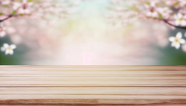 Ilustração de fundo do dia Cherry Blossom primavera florescendo