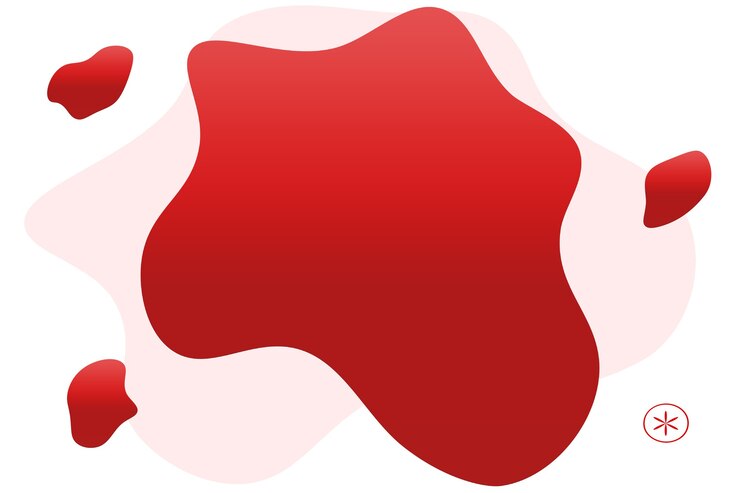 Ilustração de fundo do logotipo abstrato de cor vermelha com fundo rosa
