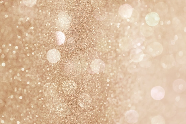 Ilustração de fundo estampado com bokeh dourado brilhante