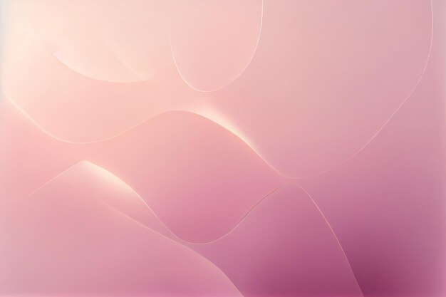 Ilustração de fundo orgânico de linhas suaves rosa