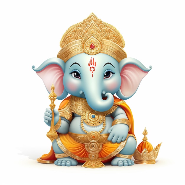 ilustração de ganesha