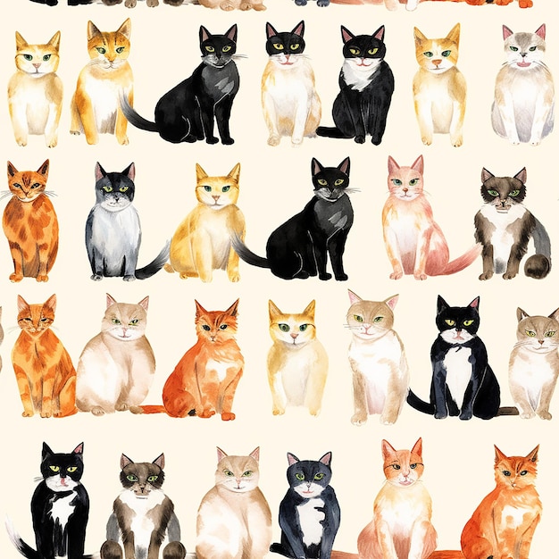 Foto ilustração de gato kitsch vintage