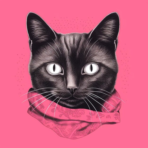 Foto ilustração de gato