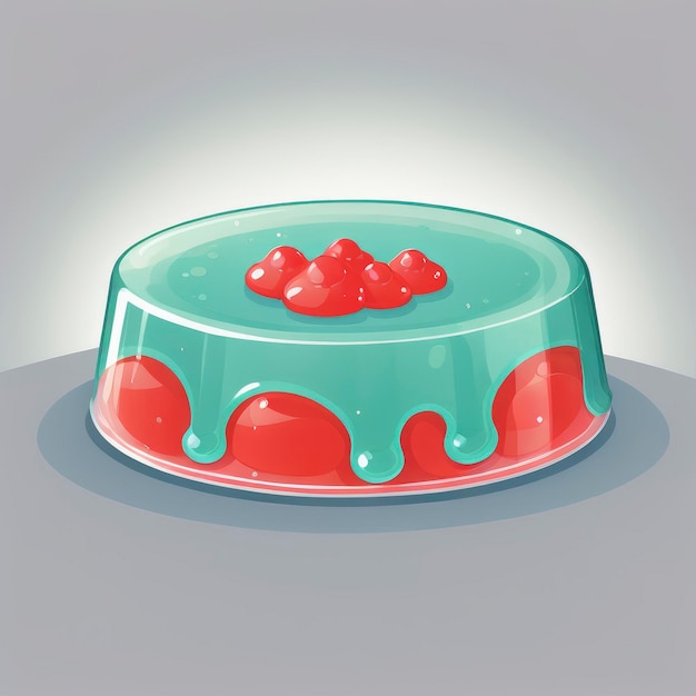 ilustração de gelatina
