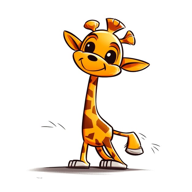 Foto ilustração de girafa