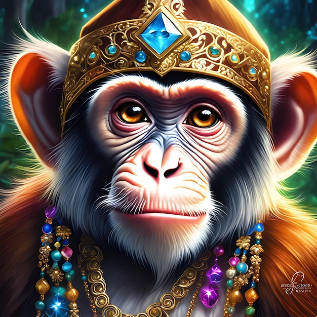 ilustração de imagem de macaco