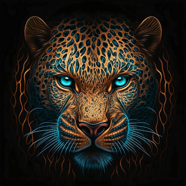 ilustração de jaguar