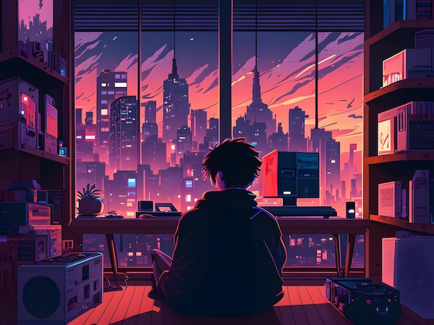 ilustração de lofi