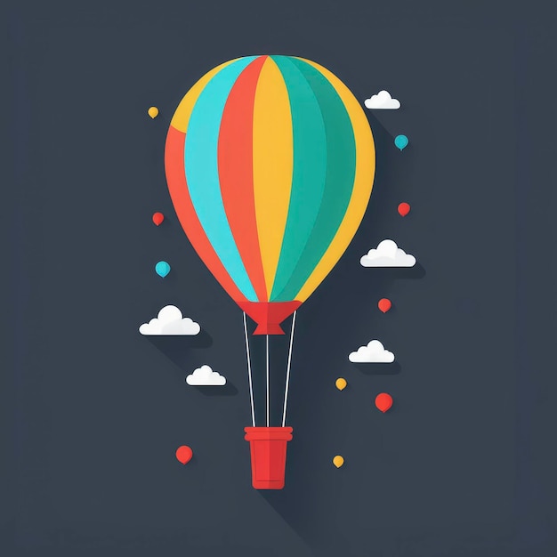 ilustração de logotipo de ícone vetorial de arte de clipe de balão
