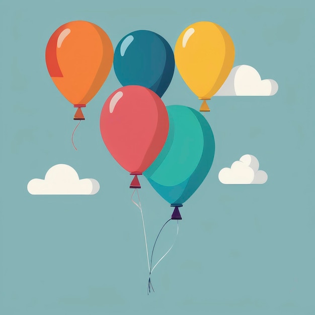 ilustração de logotipo de ícone vetorial de arte de clipe de balão