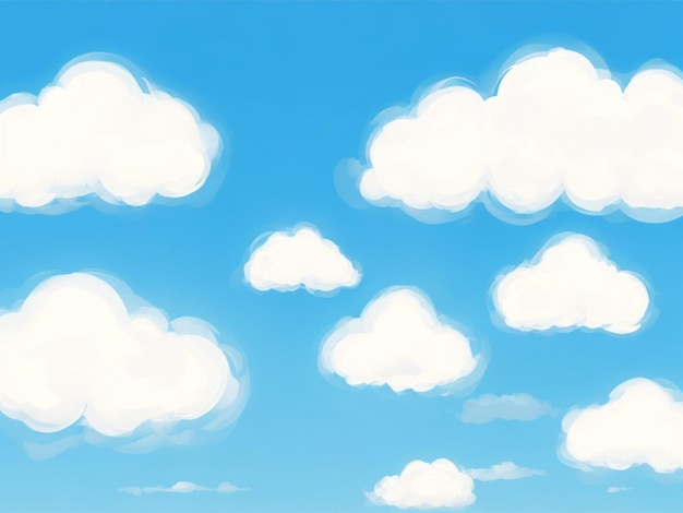 Foto ilustração de nuvens
